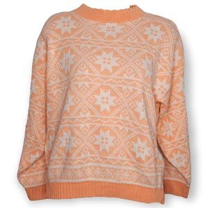 Jolie New York Vintage 1980s Geometric Sweater size Medium